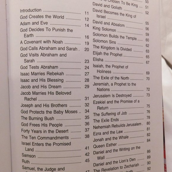 Illustrated Children's Bible Popular Stories from the Old New Testaments - Picture 6 of 7